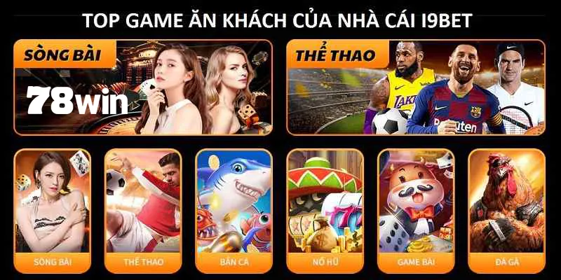 Các sản phẩm chất lượng thu hút khách tại I9bet